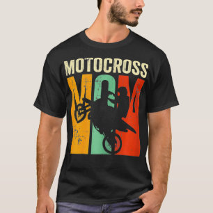 Motocross sport Vintage Retro-Kunst Motorrad-MAMA T-Shirt