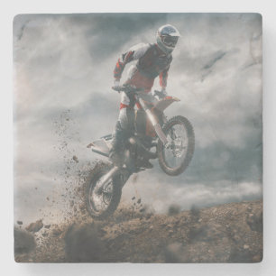 Motocross Steinuntersetzer