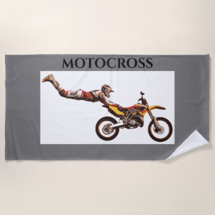 MOTOCROSS Strandtuch. Strandtuch