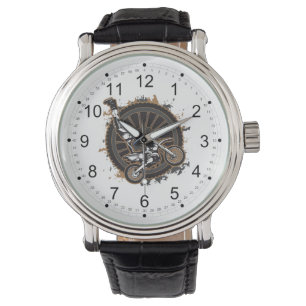 Motocross Stunt Armbanduhr