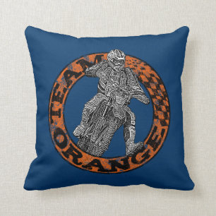 Motocross-Süchtiger Kissen