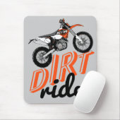 Motocross-Süchtiger Mousepad (Mit Mouse)