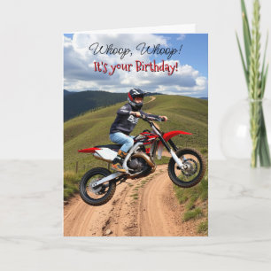Motocross Thema Geburtstag für Ihm Karte