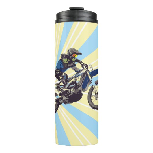 Motocross Thermosbecher (Vorderseite)