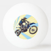 Motocross Tischtennisball (Rückseite)