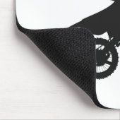Motocross-Treiber - Wählen Sie die Hintergrundfarb Mousepad (Ecke)