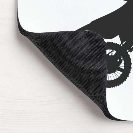 Motocross-Treiber - Wählen Sie die Hintergrundfarb Mousepad (Ecke)
