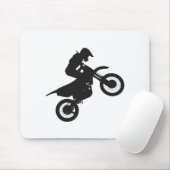 Motocross-Treiber - Wählen Sie die Hintergrundfarb Mousepad (Mit Mouse)