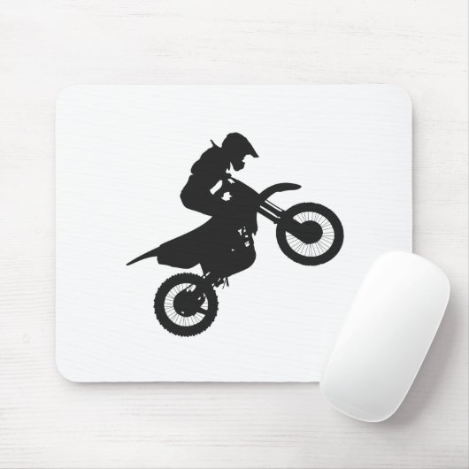 Motocross-Treiber - Wählen Sie die Hintergrundfarb Mousepad (Mit Mouse)