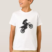 Motocross-Treiber - Wählen Sie die Hintergrundfarb T-Shirt (Vorderseite)