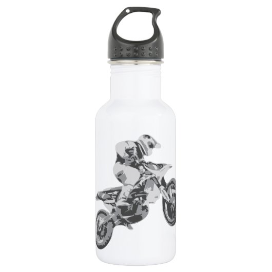 Motocross Trinkflasche (Vorderseite)