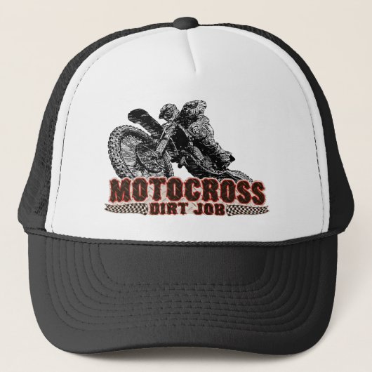 Motocross Truckerkappe (Vorderseite)