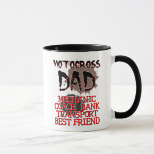 Motocross-Vater Dirt-Bike-Tasse Tasse