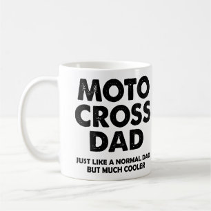Motocross-Vater-lustige Schmutz-Mike-Tasse oder Kaffeetasse