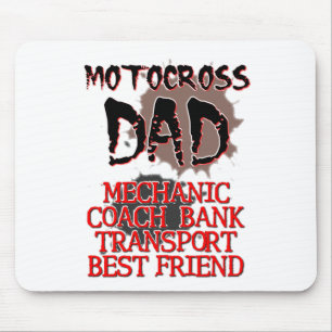 Motocross-Vater-Schmutz-Fahrrad Mousepad