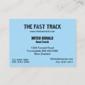 Motocross Visitenkarte (Rückseite)