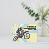 Motocross Visitenkarte (Stehend Vorderseite)