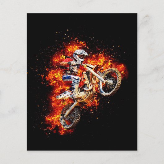 Motocross Wall Art Flyer (Vorne)