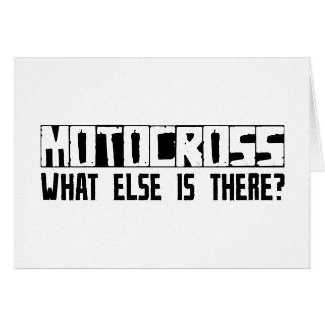 Motocross, was sonst dort ist? (Vorderseite (Horizontal))