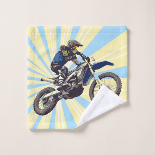 Motocross Waschlappen (Waschlappen)