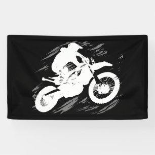 Motocross-Wettkampfsport-Motorradrennen Banner
