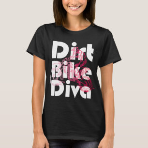 Motocross Womens Dirt Bike Diva Girls von den schö T-Shirt