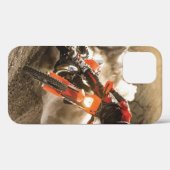 Motocrossfahrer Case-Mate iPhone Hülle (Rückseite (Horizontal))