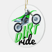Motocroßsüchtige Keramikornament (Links)