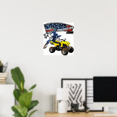 MotocrossTracks Print Poster (Heimbüro)