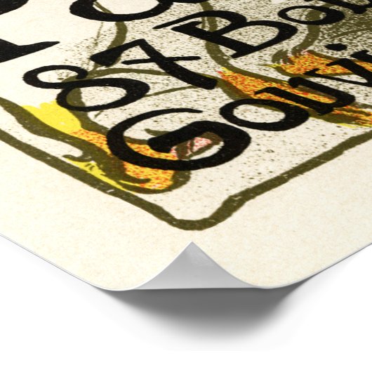 Motocycle Comiot, Steinlen Poster (Ecke)