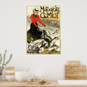 Motocycle Comiot, Steinlen Poster (Küche)