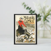 Motocycle Comiot, Steinlen Postkarte (Stehend Vorderseite)