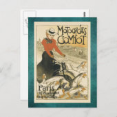 Motocycle Comiot von Theophile-Alexandre Steinlen Postkarte (Vorne/Hinten)