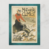 Motocycle Comiot von Theophile-Alexandre Steinlen Postkarte (Vorderseite)