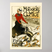 MOTOCYCLES COMIOT Paris Bicycle Theophile Steinlen Poster (Vorne)