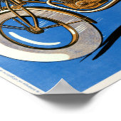 Motocyclette De-De France Vintage Poster 1927 (Ecke)