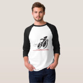 MotoFemina 3/4 HülseRaglan T-Shirt (Vorne ganz)