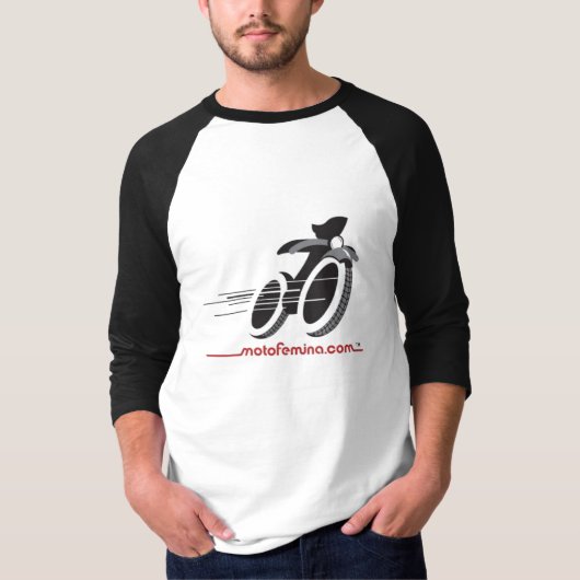MotoFemina 3/4 HülseRaglan T-Shirt (Vorderseite)