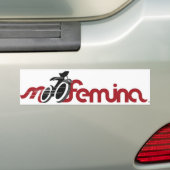 MotoFemina Autoaufkleber (Auf Auto)
