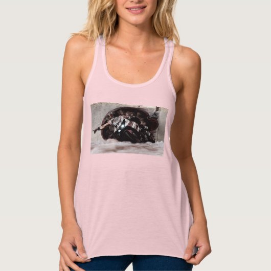 'MotoGod' von Mehrfachluke Halter-Top Tank Top (Vorderseite)