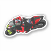 MotoGP Aprilia Aufkleber (Vorderseite)