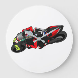 MotoGP Aprilia Große Wanduhr