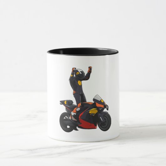 MotoGP KTM realistic style Tasse (Zentrum)