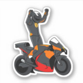 MotoGP KTM simple style Aufkleber (Vorderseite)