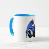MotoGP Suzuki simple style Tasse (Vorderseite Links)