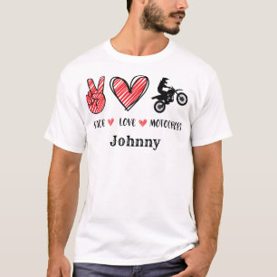 MOTOKROSS-Liebe Personalisiert T-Shirt