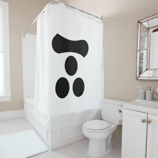 Motonari Mohri Duschvorhang (Beispiel)