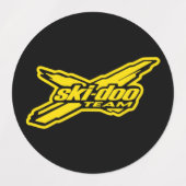 Motoneige Etiketten (Design 2)