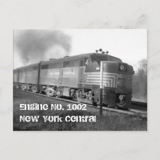 Motor1002, Motor Nr. 1002New York Central Postkarte