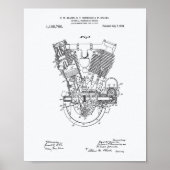 Motor 1914 - Weißbuch über das Patent Poster (Vorne)
